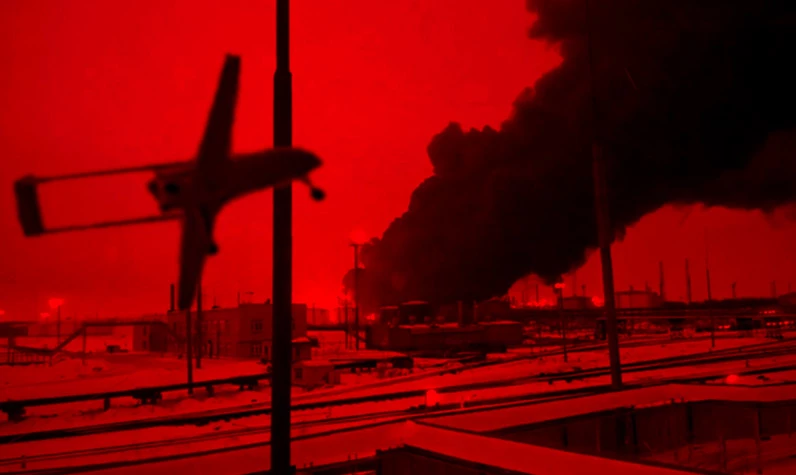 Bayraktar TB2 kopyası kamikaze dronla petrol tesisini vurdular: Cephenin yeni kahramanı Lyuty!