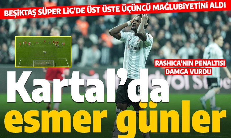 Son dakika... Beşiktaş'ta şok: Penaltı atışında çift dokunuş gole mal oldu: BJK-Antalya maçında ilginç anlar
