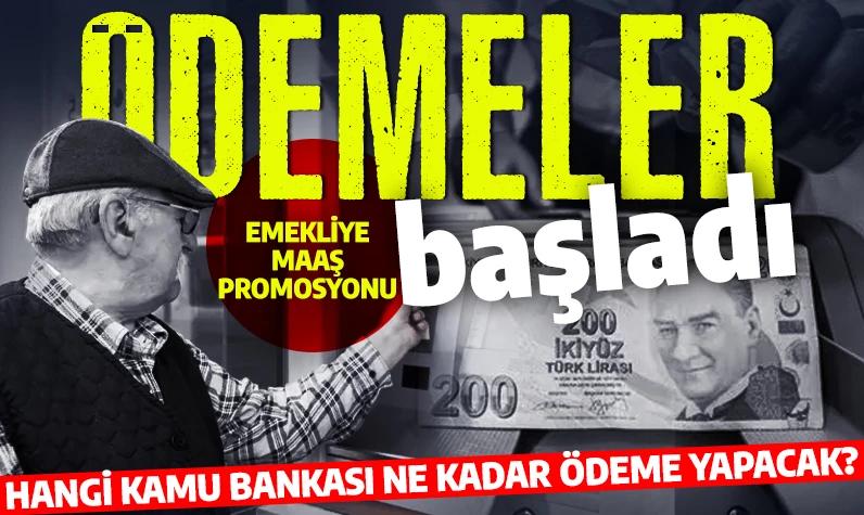 Müjdeyi Cumhurbaşkanı Erdoğan vermişti! Emekli banka promosyon başvurusu bugün başlıyor: Hangi kamu bankası ne kadar promosyon veriyor?