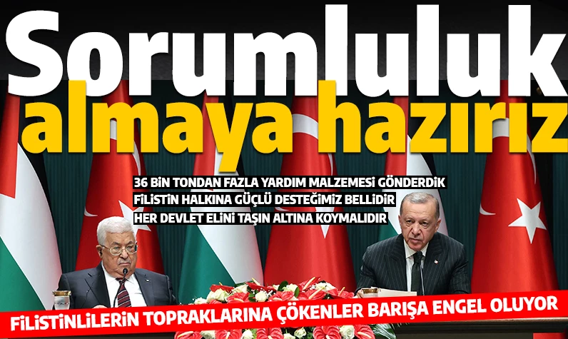 Son dakika... Cumhurbaşkanı Erdoğan: 'Türkiye olarak garantörlük mekanizması çerçevesinde Gazze'de sorumluluk üstlenmeye hazırız'