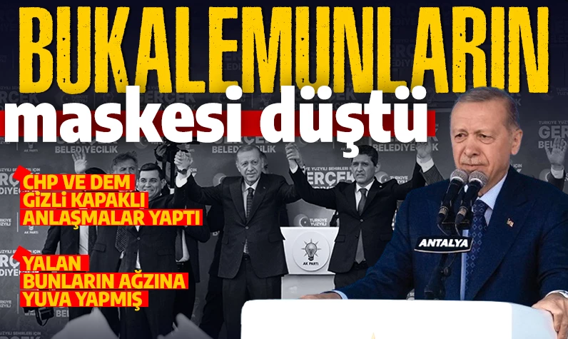 Cumhurbaşkanı Erdoğan: CHP'nin Genel Başkanı 'DEM'lendi, gizli kapaklı anlaşmalar yaptılar