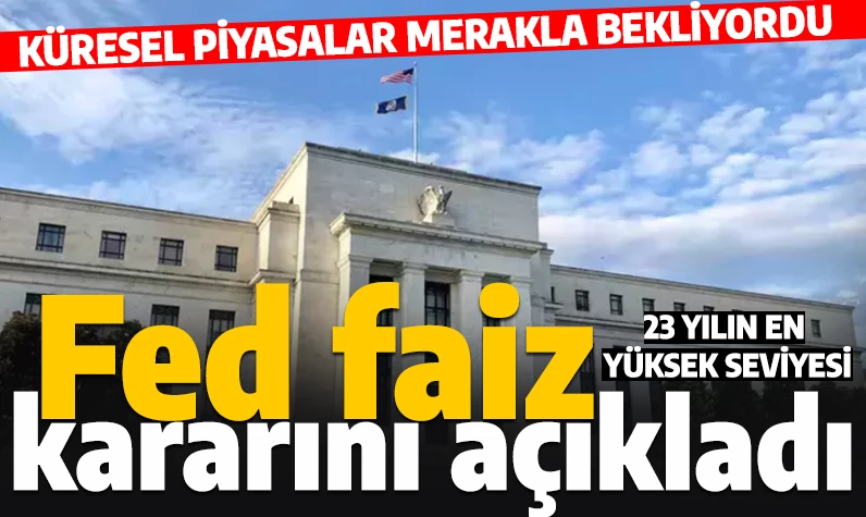 Son dakika... Fed mart ayı faiz kararını açıkladı