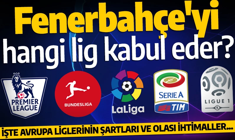 Fenerbahçe'yi hangi lig kabul eder? İşte Avrupa liglerinin şartları ve olası ihtimaller...
