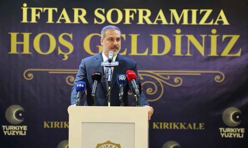 Bakan Fidan iftar programında konuştu: 'Türkiye kendi coğrafyasında oyun kuran, oyun değiştiren bir güç'