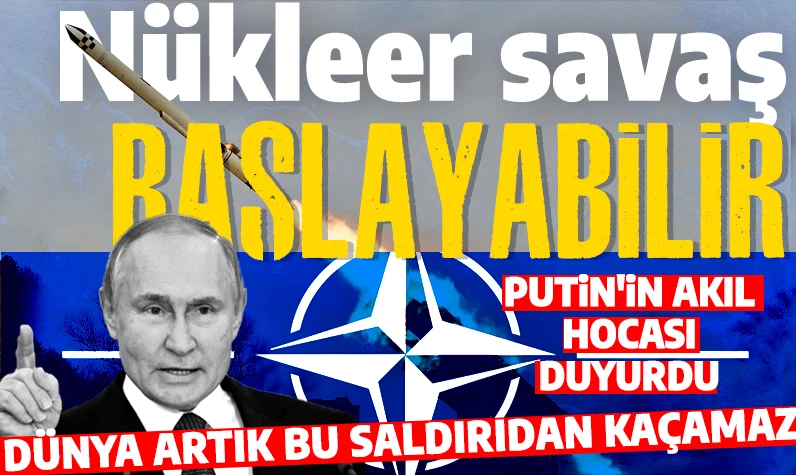 Nükleer savaş başlayabilir! Putin'in sağ kolu Dugin resmen duyurdu: Dünya artık bu saldırıdan kaçamaz