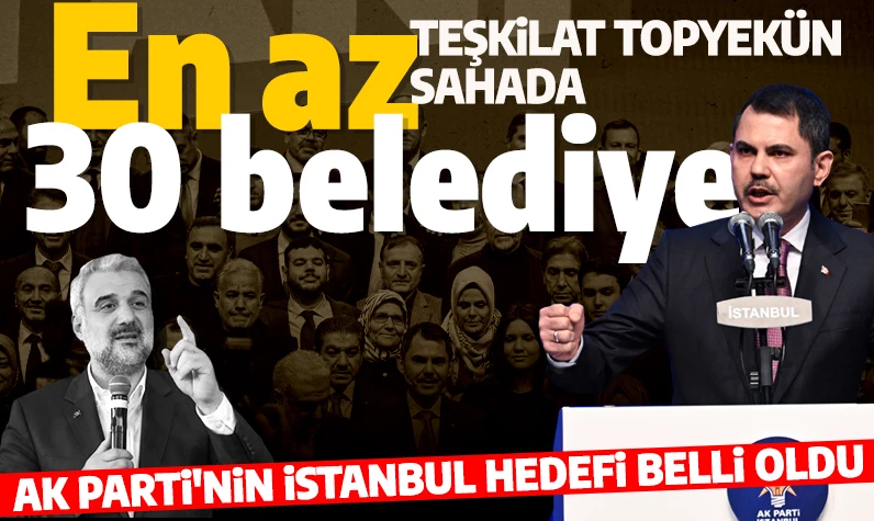 AK Parti'nin İstanbul planı belli oldu! Teşkilat topyekün sahada: Hedef 30 belediye!