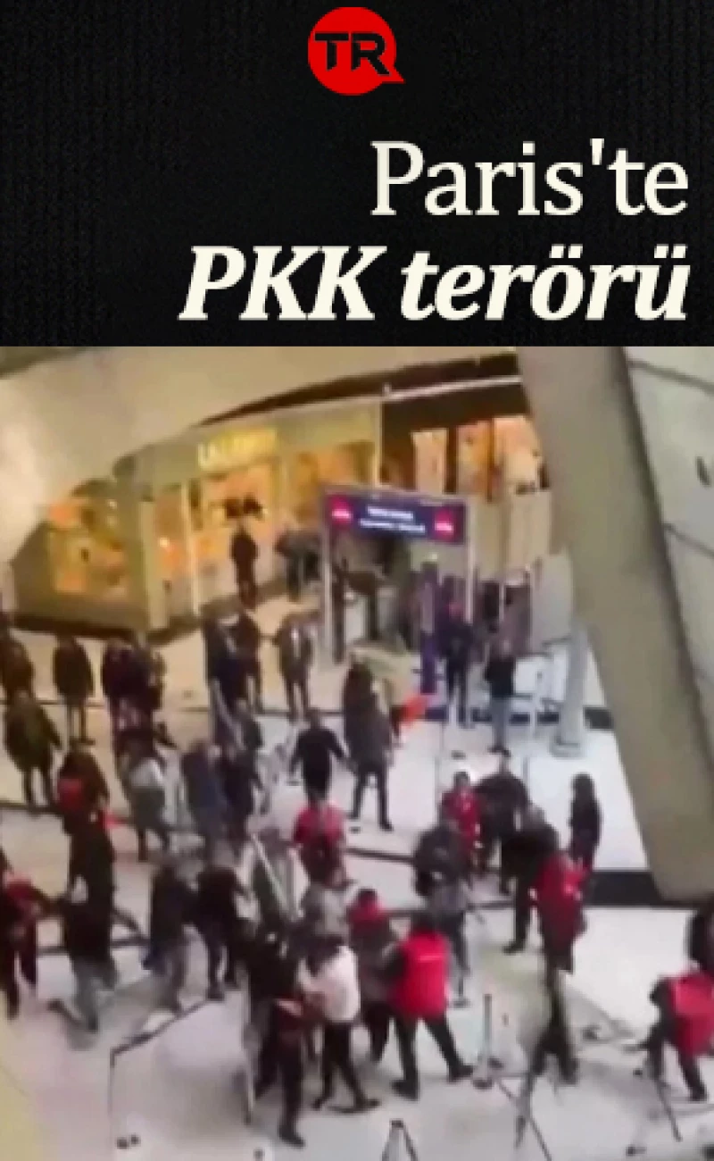 Fransa'da provokasyon! PKK yandaşları havalimanında olay çıkardı