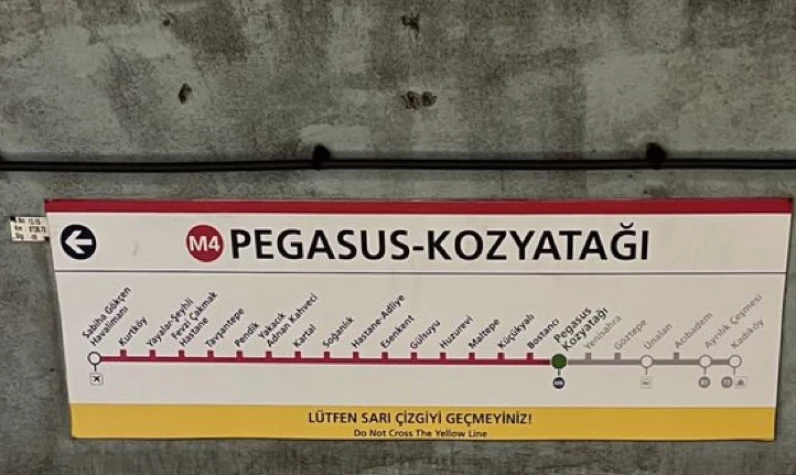 Kozyatağı durağı neden Pegasus Kozyatağı oldu? Pegasus Kozyatağı metrosuna reklam mı verdi?
