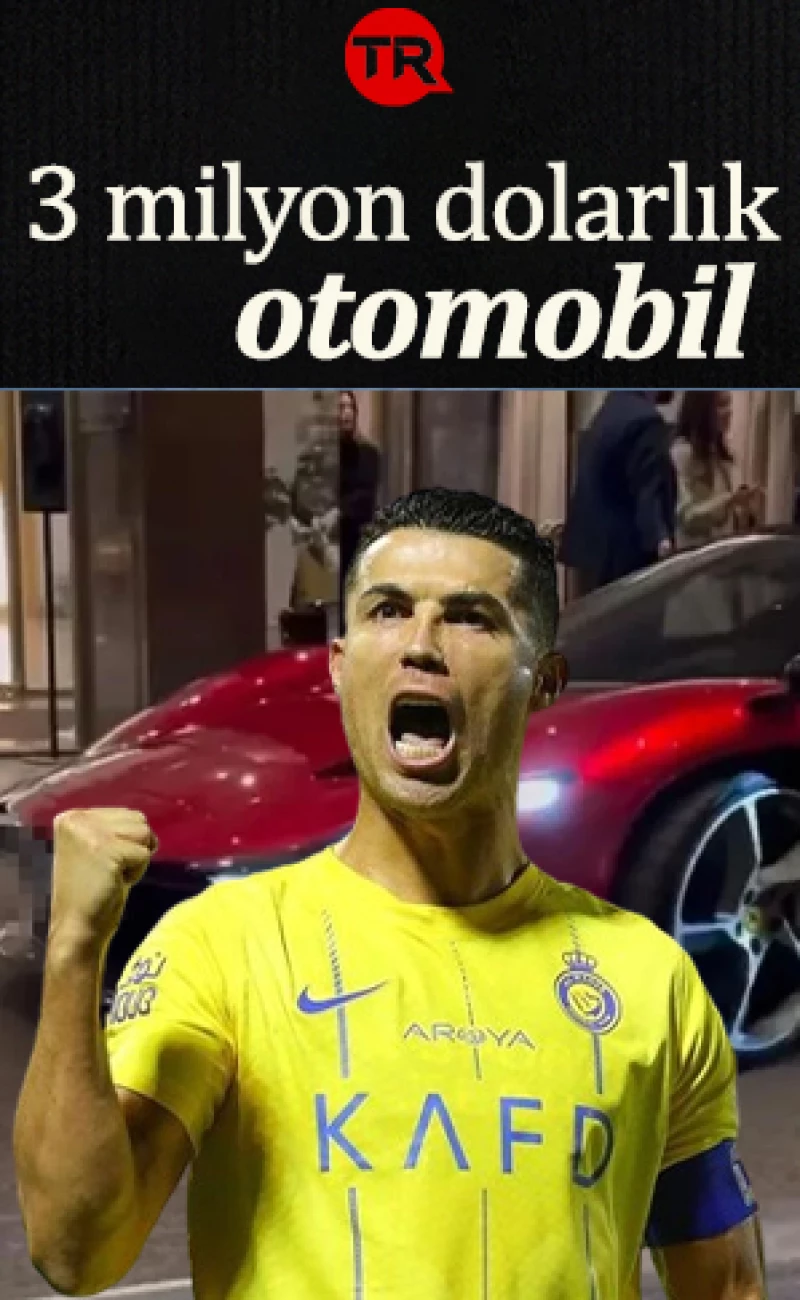 Cristiano Ronaldo yeni oyuncağıyla görüntülendi! Fiyatı duyanın ağzı açık kalıyor
