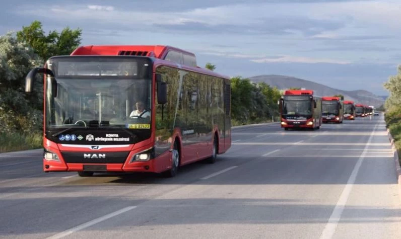 23 Nisan Bugün Konya'da otobüsler bedava mı? Konya'da tramvay ücretsiz mi?