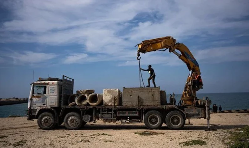 İşgali perdeleyecek liman inşasına başlandı: ABD askerleri Gazze sahillerinde