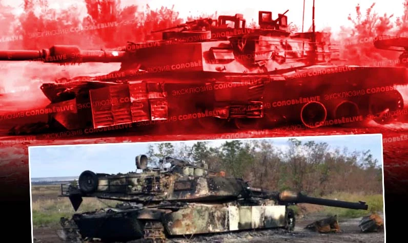 Amerikan tankları cephede rezil oldu: ABRAMS sürüklenerek Moskova'ya gidiyor