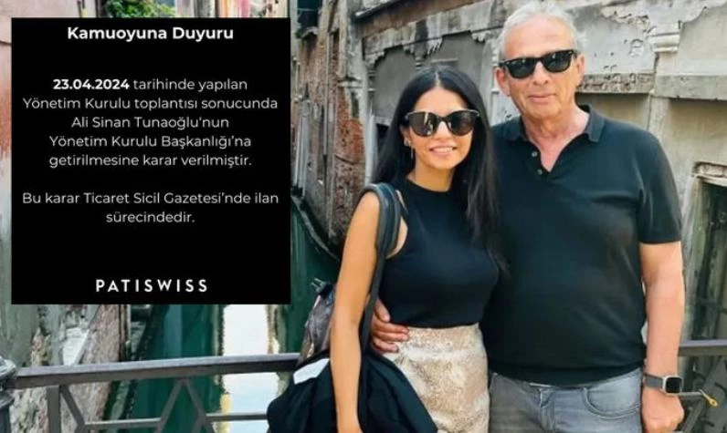 Ali Sinan Tunaoğlu kimdir? Patiswiss yeni CEO'su Elif Aslı Yıldız Tunaoğlu'nun eşi mi?
