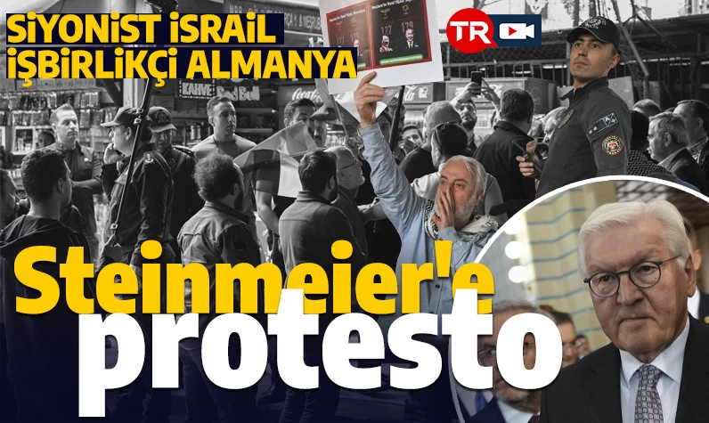 Steinmeier'e Türkiye'de bir şok daha: Siyonist İsrail, işbirlikçi Almanya