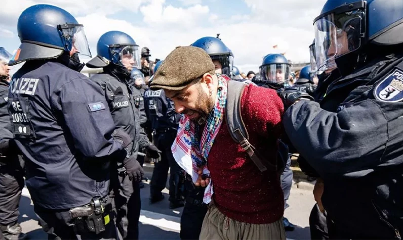 Almanya'da Filistin hazımsızlığı: Polis, Filistin destekçilerinin çadır kampını boşalttı