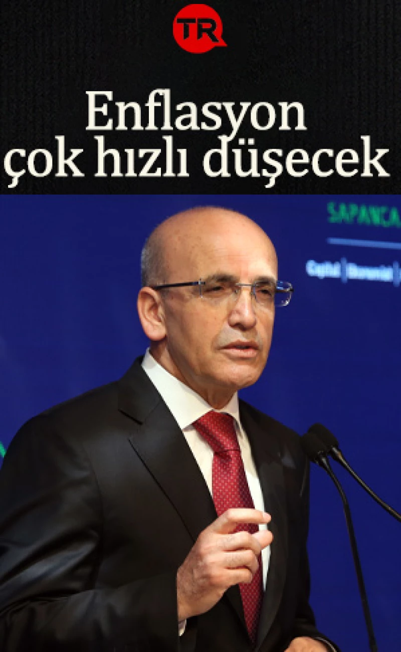 Bakan Şimşek'ten enflasyon mesajı: 'Çok hızlı düşecek' deyip tarih verdi