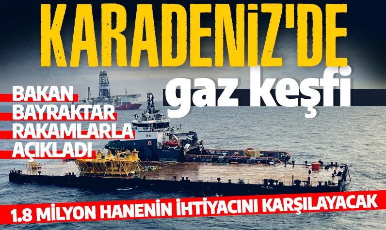 Bakan Bayraktar açıkladı: Sakarya Gaz Sahası'nda günlük 4,5 milyon metreküp gaz üretildi
