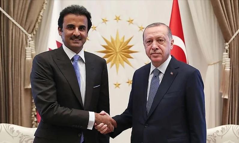 Son dakika... Cumhurbaşkanı Erdoğan Katar Emiri Al Sani ile görüştü