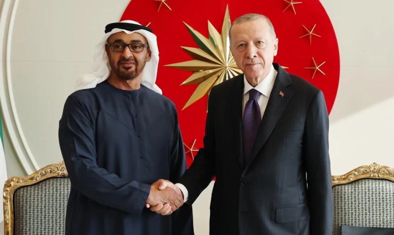 Cumhurbaşkanı Erdoğan BAE Devlet Başkanı Al Nahyan'a geçmiş olsun telefonu