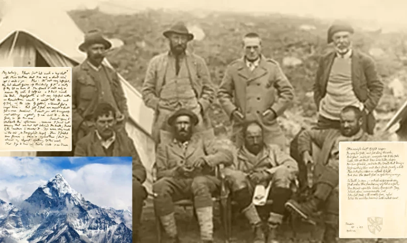 Everest'te kaybolan dağcının eşine yazdığı mektuplar 100 yıl sonra bulundu