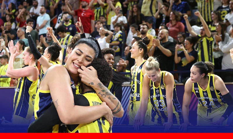 Fenerbahçeli kadınlardan tarihi başarı: Basketbolda Avrupa'nın en büyüğü oldular