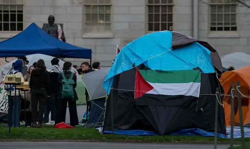 Soykırım çığlığı tüm ABD'yi sardı: Harvard'da Gazze kampı! Okul İsrail’in finansmanını açıklasın