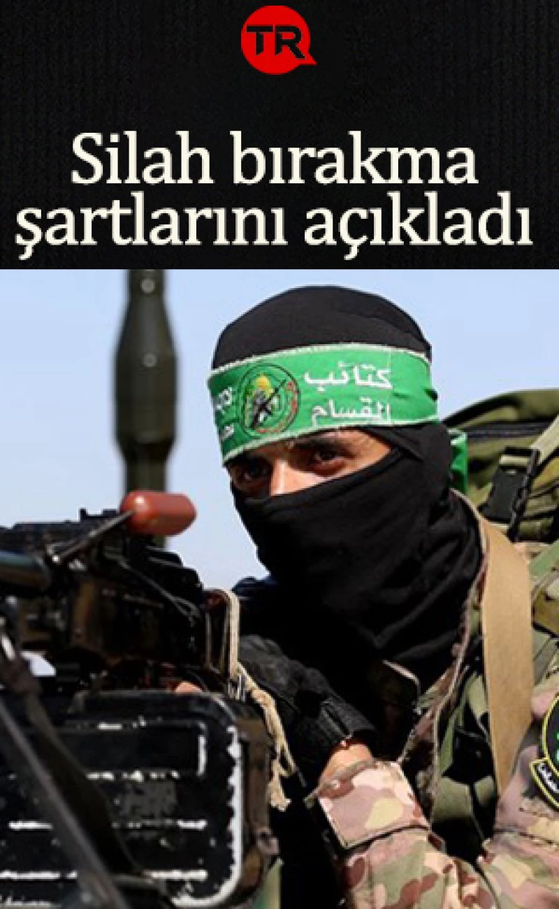 AP dünyaya duyurdu! Hamas silah bırakma şartlarını açıkladı