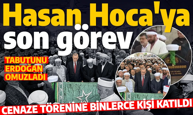 Cumhurbaşkanı Erdoğan, Hasan Kılıç'ın cenaze törenine katıldı!