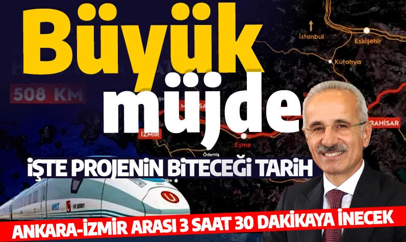 Bakan Uraloğlu müjdeyi verdi: Ankara-İzmir arası bakın kaç saate düşecek?