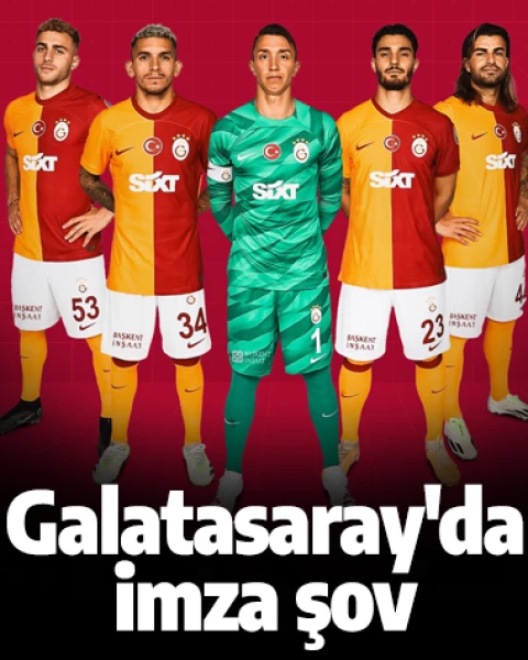 Galatasaray'da 5 imza birden! Yıldız isimlerle nikah tazelendi