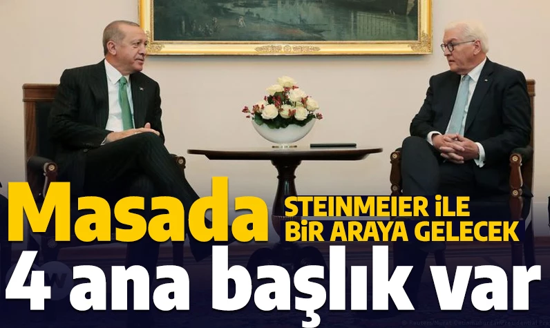 Cumhurbaşkanı Erdoğan, Almanya Cumhurbaşkanı Steinmeier ile görüşecek! İşte ele alınacak konular