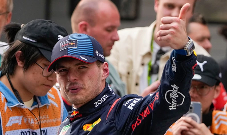 Çin'de avantaj Max Verstappen'in! Pole pozisyonunu kaptı