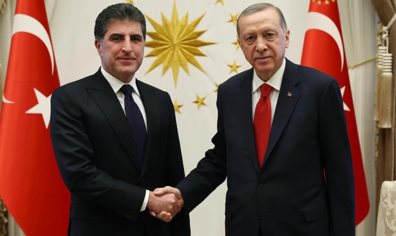 Barzani'den Erdoğan mesajı: Erbil'de ağırlamaktan mutluluk duyuyorum