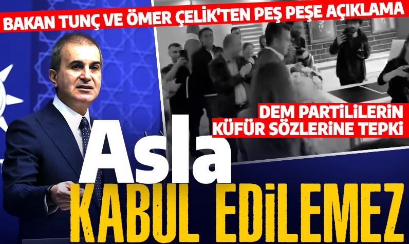 AK Parti'den DEM Partililerin Atatürk ve Erdoğan'a yönelik hakaretine tepki: Kabul edilemez!