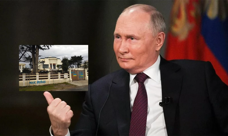 Bu resmen savaş ilanı: Putin'in evine el koydular...