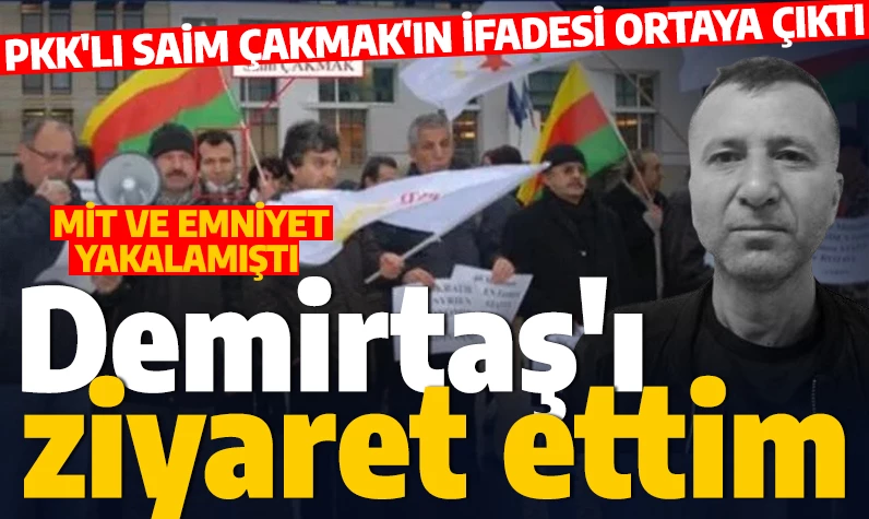MİT ve emniyetten kaçamamıştı! PKK'lı Saim Çakmak'ın ilk  ifadesi ortaya çıktı!