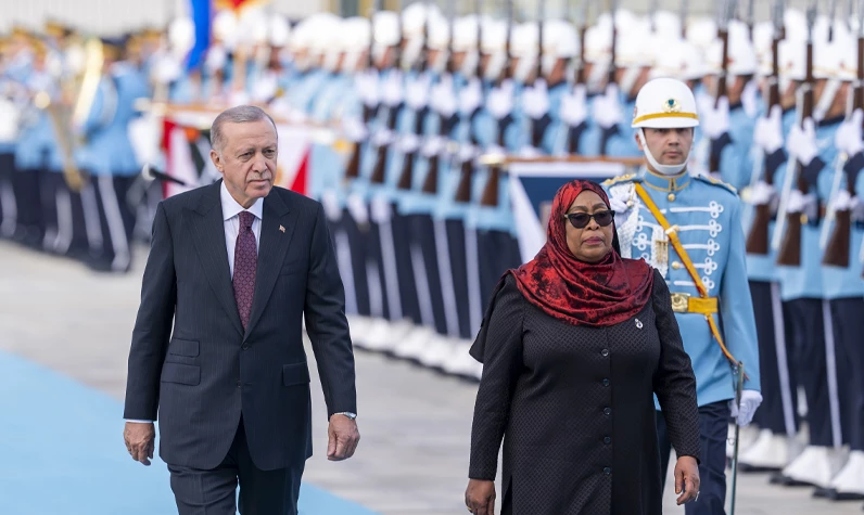 Ankara'da Afrika zirvesi: Cumhurbaşkanı Erdoğan, Tanzanya Cumhurbaşkanı Samia Suluhu Hassan görüşmesi