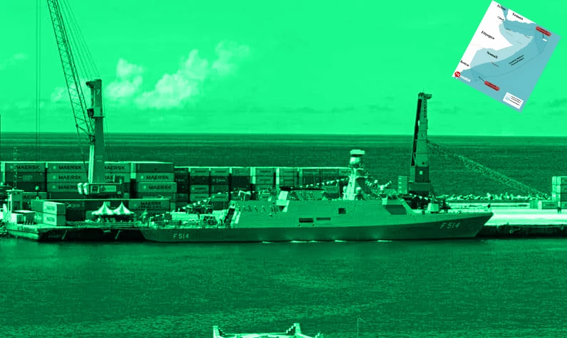 Siftahı Kınalıada gemisi yaptı: Afrika turuna çıkan TCG Kınalıada Somali'ye demir attı