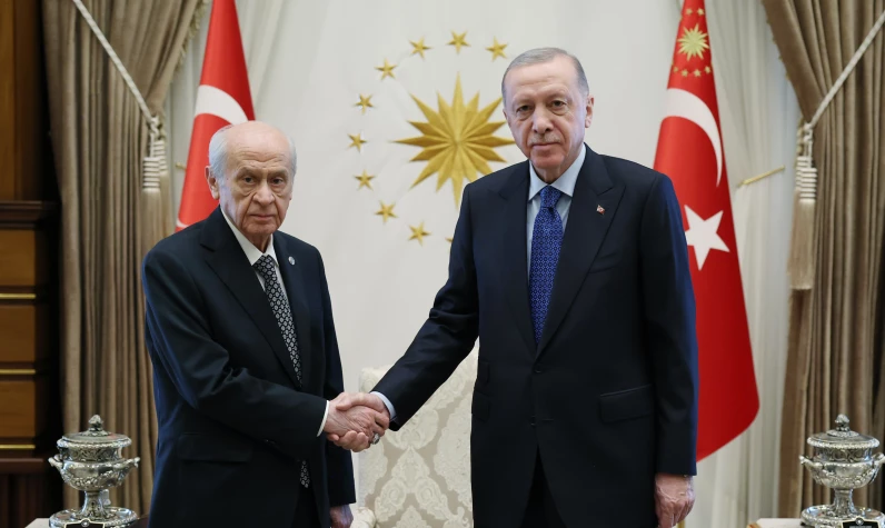 Cumhurbaşkanı Erdoğan ile MHP Lideri Bahçeli arasında sürpriz görüşme!