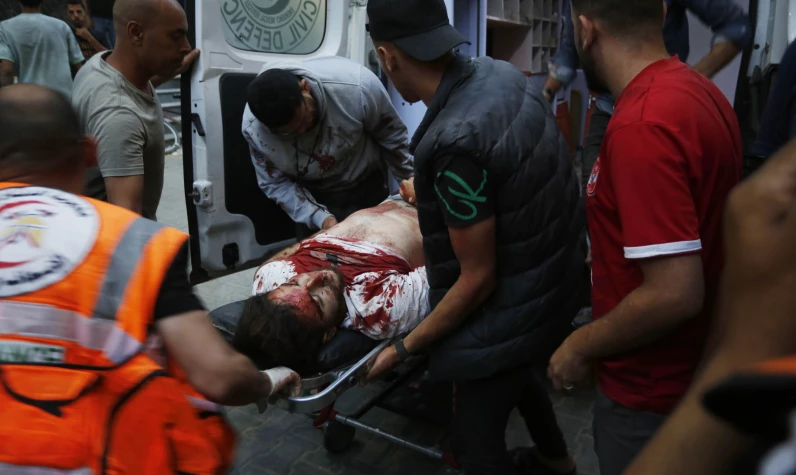 Bitmeyen soykırım! Siyonist İsrail gece boyunca bombaladı yine kan döktü
