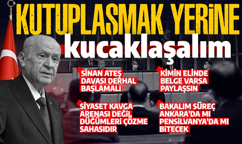 MHP lideri Bahçeli: Sinan Ateş davası derhal başlamalı
