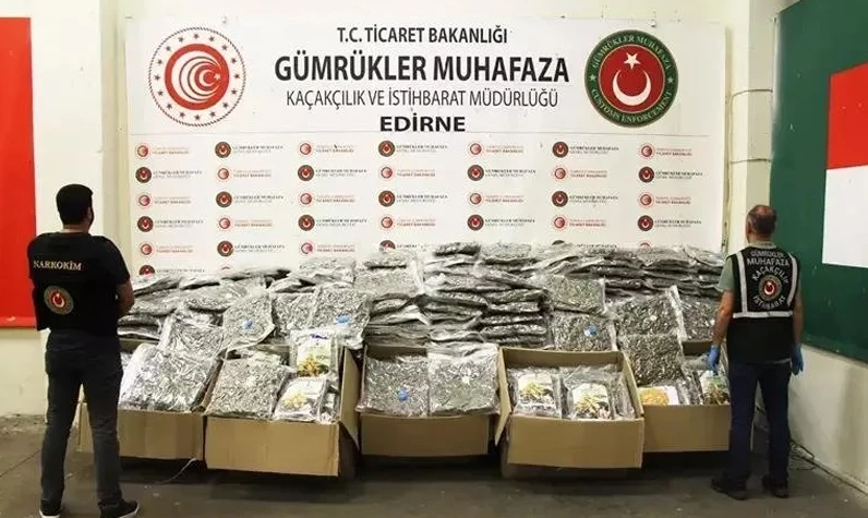 Ticaret Bakanlığı'ndan zehir tacirlerine darbe: Dilucu ve Kapıkule Gümrük Kapısı'nda tam 625 kilo uyuşturucu ele geçirildi!