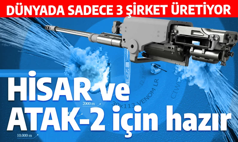 O silahı üreten 3 şirketten biri Türk! 30X113 mm'de ATAK-2 teslimatı başlıyor