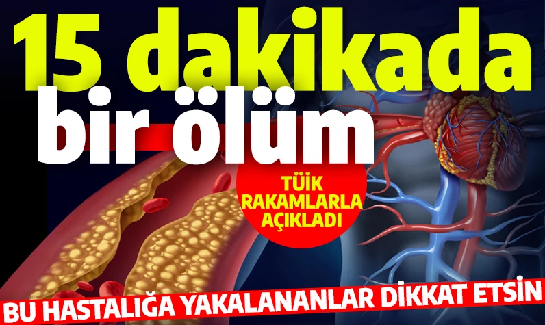 TÜİK istatistiklerle açıkladı: Türkiye'de her 15 dakikada bir kişi bu hastalıktan hayatını kaybediyor!