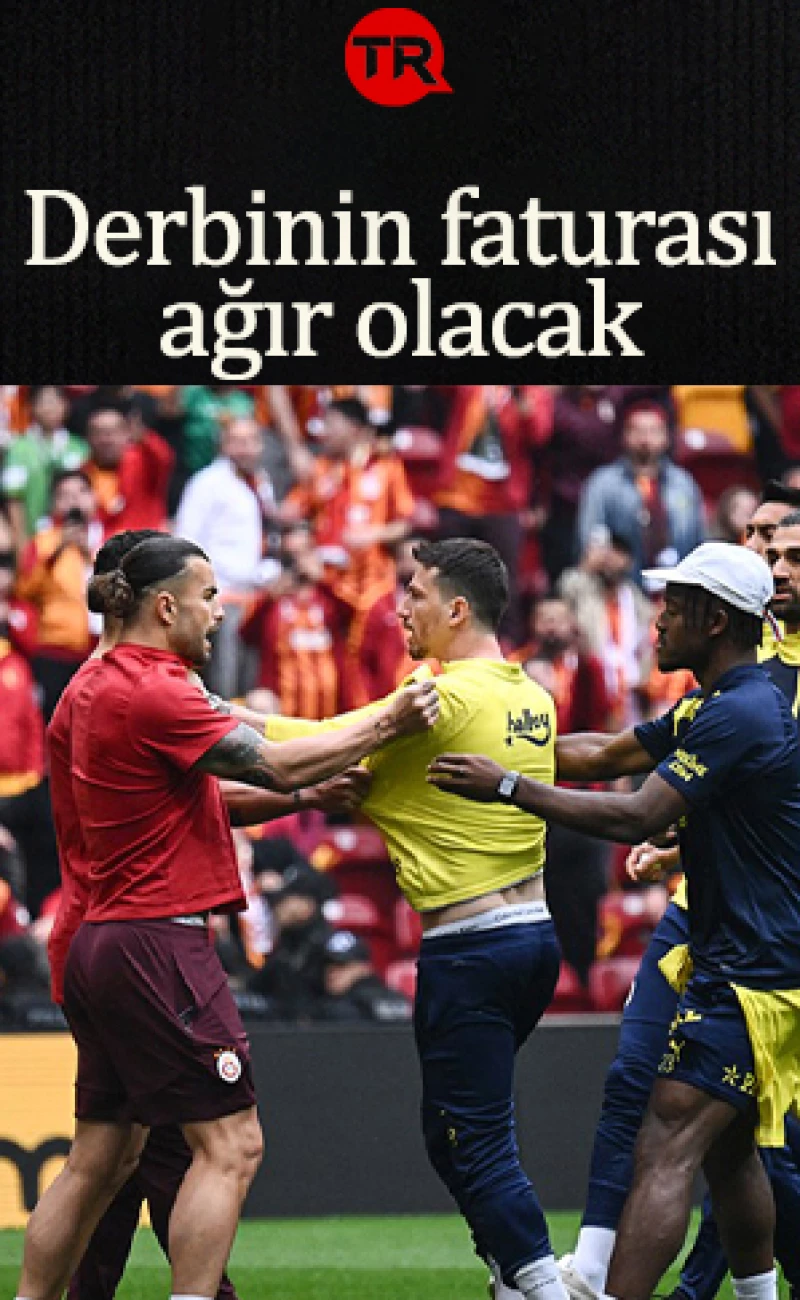 Olaylı Galatasaray Fenerbahçe derbisinin faturası çıkıyor! Temsilci raporunda dikkat çeken detay