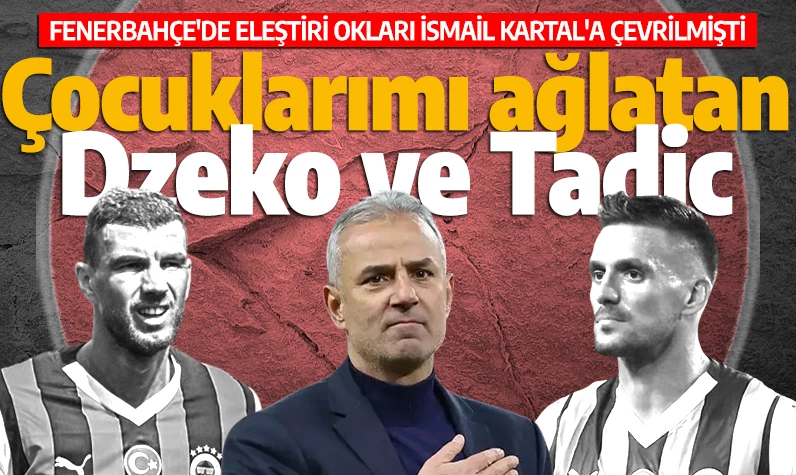 Fenerbahçe'de eleştiri okları İsmail Kartal'a çevrilmişti! 