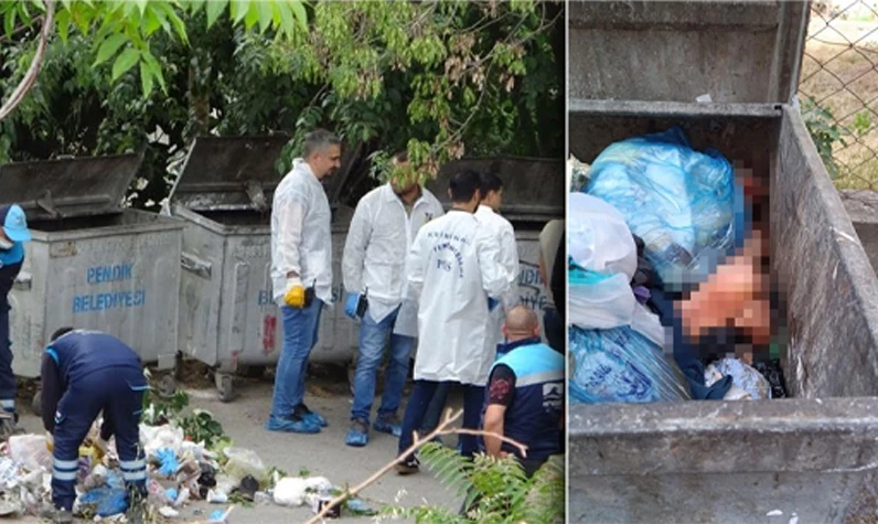 Pendik'te kan donduran olay: Çöp konteynerinde parçalanmış erkek cesedi bulundu!