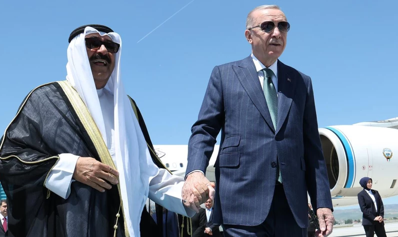 Cumhurbaşkanı Erdoğan, El Sabah'ı kabul etti! Masada Gazze dahil birçok başlık var