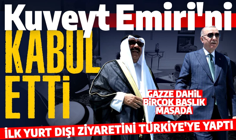 Cumhurbaşkanı Erdoğan, El Sabah'ı kabul etti! Masada Gazze dahil birçok başlık var