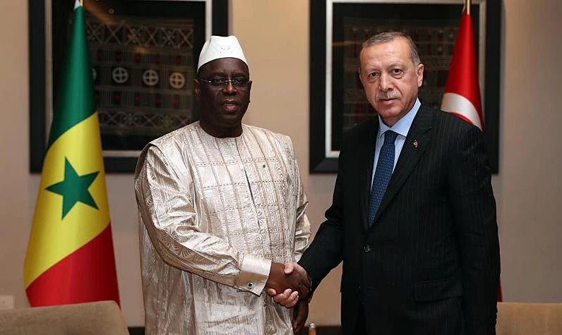 Son dakika... Cumhurbaşkanı Erdoğan, eski Senegal Cumhurbaşkanı Sall ile görüştü